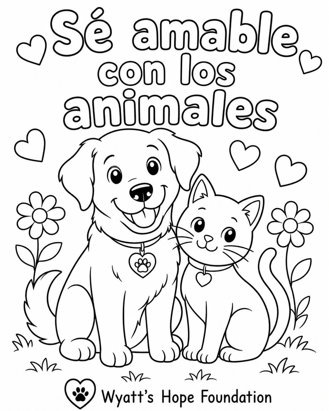 Se amable con los animales