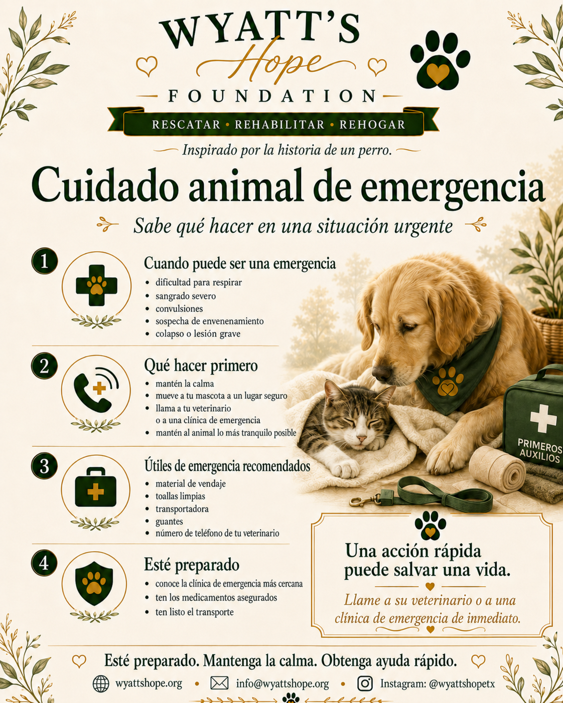 Cuidado animal de emergencia