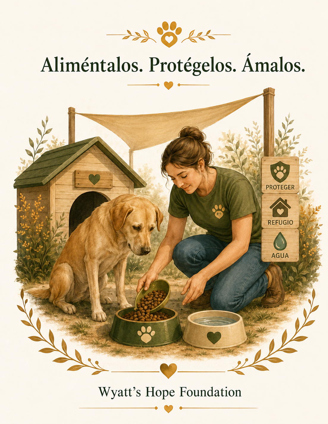 Alimentalos. Protegelos. Amalos.